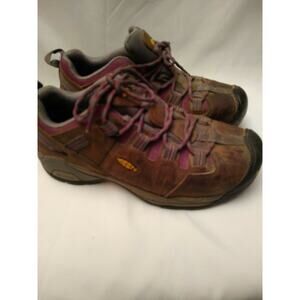 KEEN Size 8 Womens Utility ASTM F2413-11 Steel Toe Safety Low Work Shoes